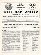 West Ham United v Portsmouth