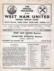 West Ham United v Charlton Athletic
