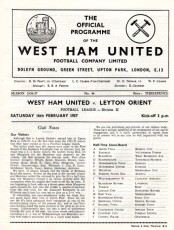 West Ham United v Leyton Orient