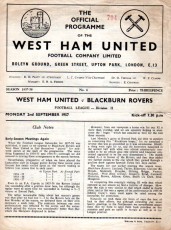 West Ham United v Blackburn Rovers