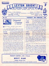 Leyton Orient v West Ham United