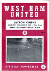 West Ham United v Leyton Orient