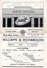 Luton Town v West Ham United