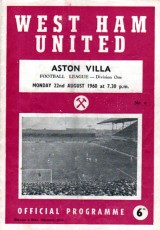 West Ham United v Aston Villa