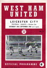 West Ham United v Leicester City