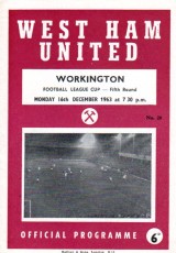 West Ham United v Workington Town