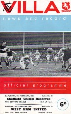 Aston Villa v West Ham United