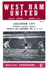 West Ham United v Leicester City