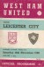 West Ham United v Leicester City