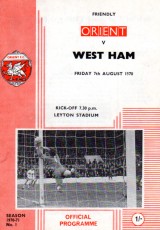 Leyton Orient v West Ham United