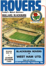 Blackburn Rovers v West Ham United