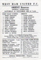 West Ham United v Leyton Orient