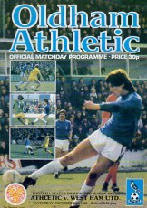 Oldham Athletic v West Ham United