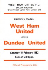 West Ham United v Dundee United