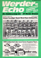 Werder Bremen v West Ham United