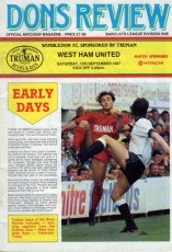 Wimbledon v West Ham United