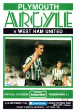 Plymouth Argyle v West Ham United