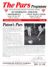 Dunfermline Athletic v West Ham United