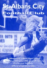 St Albans City v West Ham United