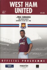 West Ham United v Real Zaragoza