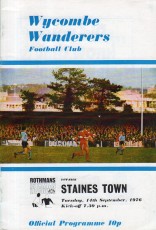 Wycombe Wanderers v Staines Town