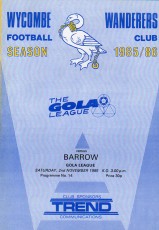 Wycombe Wanderers v Barrow