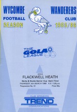 Wycombe Wanderers v Flackwell Heath