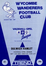 Wycombe Wanderers v Dulwich Hamlet