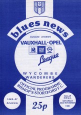 Bishop's Stortford v Wycombe Wanderers