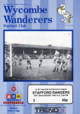 Wycombe Wanderers v Stafford Rangers