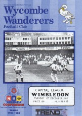 Wycombe Wanderers v Wimbledon