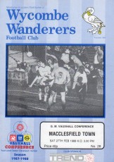 Wycombe Wanderers v Macclesfield Town