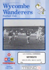 Wycombe Wanderers v Weymouth