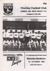 Finchley v Wycombe Wanderers