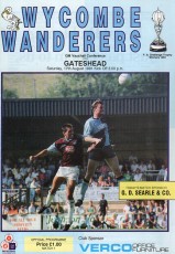 Wycombe Wanderers v Gateshead