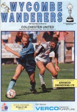 Wycombe Wanderers v Colchester United