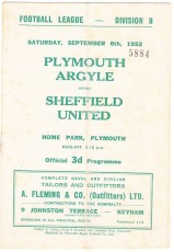 Plymouth Argyle v Sheffield United