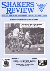 Bury v Hereford United