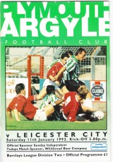 Plymouth Argyle v Leicester City