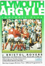 Plymouth Argyle v Bristol Rovers