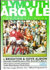 Plymouth Argyle v Brighton & Hove Albion