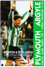 Plymouth Argyle v Brighton & Hove Albion