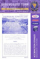Shrewsbury Town v Accrington Stanley