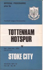 Tottenham Hotspur v Stoke City