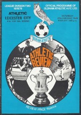 Oldham Athletic v Leicester City