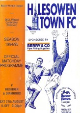 Halesowen Town v Rushden & Diamonds
