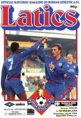 Oldham Athletic v Sunderland