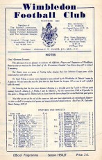 Wimbledon v Wealdstone