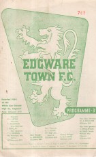 Edgware Town v Uxbridge