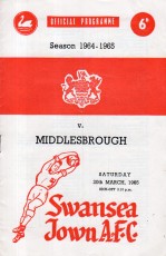 Swansea Town v Middlesbrough